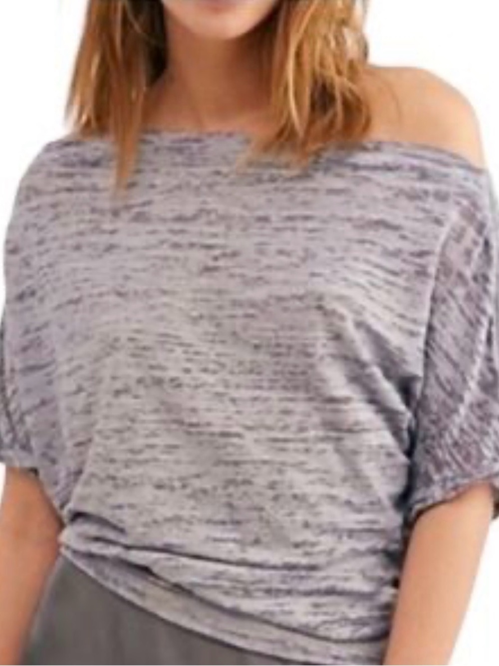 We The Free Astrid Off Shoulder Short Sleeve Tee